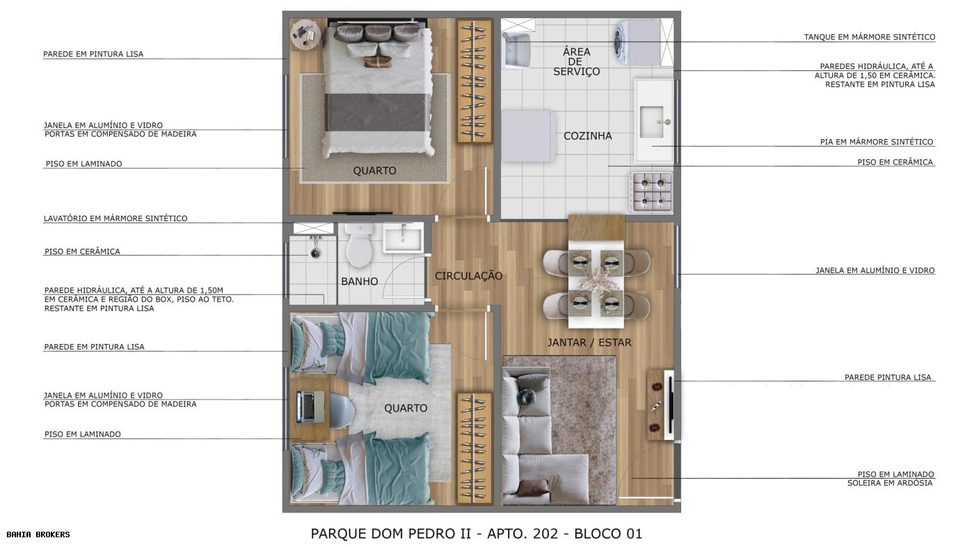 Apartamento, 2 quartos, 42 m² - Foto 40