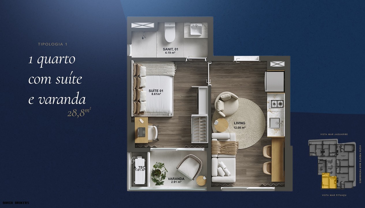 Apartamento, 2 quartos, 55 m² - Foto 14